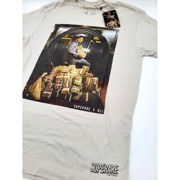 Muhammad Ali x Superare Stacks Tshirt XL NWT "It's Hard To Be Humble" Dual Sided - Picture 3 of 7